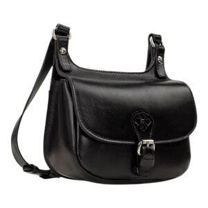 Patricia Nash Leather Crossbody Bag Small Black